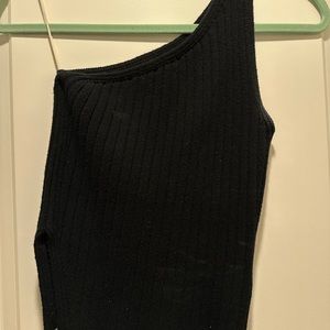 aritzia one shoulder top